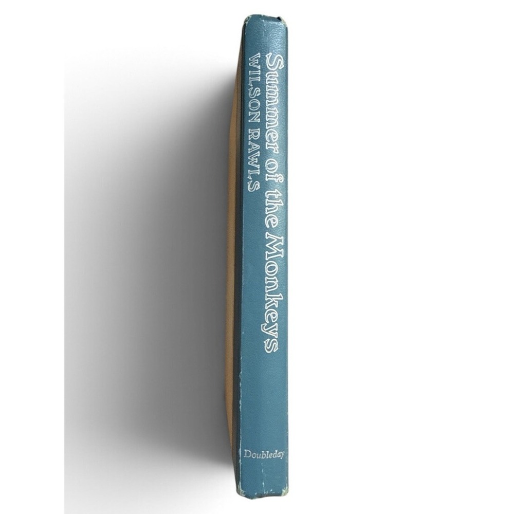 Summer of the Monkeys Wilson Rawls HC 1976 Doubleday First Edition vintage